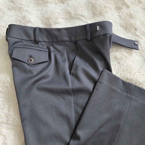 St. John Women's Straight Leg Pants Gray Size 2 - Picture 4 of 12